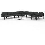  11-dijelna vrtna garnitura s jastucima aluminijska antracit | shoptok.hr