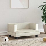 Krevet za pse krem 60 x 40 x 30 cm baršunasti Cijene