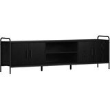  TV ormar 167 5 x 33 x 50 cm Crni hrast Konstruirano drvo - Crni hrast 167 5 x 33 x 50 cm | shoptok.hr