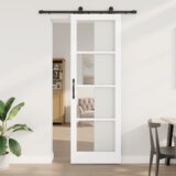 vidaXL Klizna Vrata sa Setom Opreme 'ORKDAL'Bijela 78x232 cm | shoptok.hr