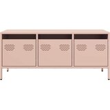 TV ormarić ružičasti 101,5 x 39 x 43,5 cm hladno valjani čelik | shoptok.hr