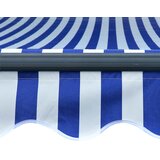 Tenda na ručno uvlačenje LED 300 x 250 cm plavo-bijela | Eponuda.com