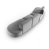 Milo Casa Siva baršunasti sofa s lijevim kutom 428 cm Paolo – | shoptok.hr