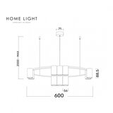 TALIA 91 LUSTER 10*GU10 BELA Cene