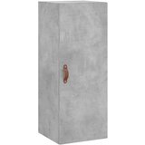 Maison Chic Stenska omarica - Zidna omarica betonsko siva 34,5x34x90 cm iu157, (22063536) | Shoptok.si