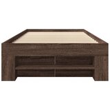  Okvir kreveta bez madraca smeđa boja hrasta 90 x 200 cm drveni | shoptok.hr