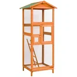 Kavez za ptice 68 x 62 x 166 cm od masivne jelovine
