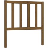  Posteljno vzglavje medeno rjavo 81x4x100 cm trdna borovina, (20648433) | Shoptok.si