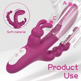 Sex HD Joker - punjivi, vodootporni trokraki vibrator (crveni) | shoptok.hr