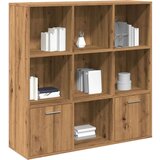 vidaXL Knjižna omara artisan hrast 98x29x97,5 cm inženirski les | Shoptok.si