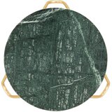  Stolić za kavu zeleni 40x40x40 cm pravi kamen mramorne teksture | shoptok.hr