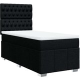 Box spring krevet s madracem crni 80 x 200 cm od tkanine | shoptok.hr
