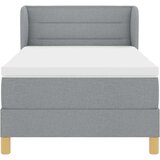 Krevet s opruga kutije Svjetlosiva 80 x 200 cm tkanina | Eponuda.com