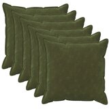  Presvlaka za jastuk 6 kom. HOUTEN Zelena 65 x 65 cm - Dizajn s paspulom 65 x 65 cm 6 | shoptok.hr
