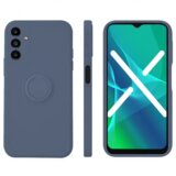 Onasi silikonski ovitek liquid ring za samsung galaxy A53 - sivo moder Cene