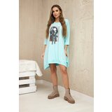 Kesi Dress with print and flared hem | shoptok.hr