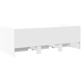 vidaXL Dnevni krevet s ladicama bijeli 100 x 200 cm konstruirano drvo | shoptok.hr