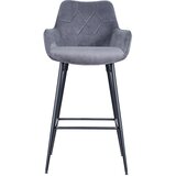 MID.YOU BARSKI STOL, siva, črna | Shoptok.si