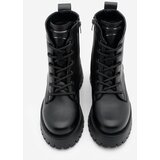 Marjin Women's Zippered Lace-Up Serrated Sole Boots Boots Suzet Black. | ePonuda.com