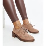 Gemre Brown Suede Tigard Heeled Loafers Cijene