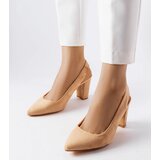 Gemre Beige Block Heels Tolna | ePonuda.com
