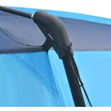 Šator za bazen od tkanine 500 x 433 x 250 cm plavi | shoptok.hr