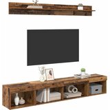  Set zidnog ormarića za TV 5 pcs Staro drvo Konstruirano drvo | shoptok.hr