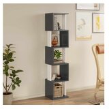 Hanah home Polica za knjige Milan Anthracite White | Eponuda.com