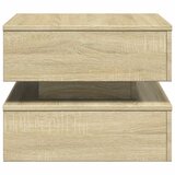 Ormarić za uzglavlje LED boja hrasta sonome 50x50x40 cm | Eponuda.com