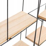 Tutumi Set od 4 zidne police LOFT Metal Industrial 391883 | shoptok.hr