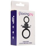 Loving Joy Vibracijski Erekcijski ObroČek N121 Black | Shoptok.si