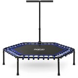 Neo-Sport fitness trampolin s ručkom 127 cm – šesterokutni, plava | shoptok.hr