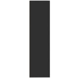 vidaXL Knjižna omara črna 80x30x114 cm inženirski les | Shoptok.si