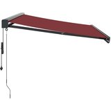 vidaXL Avtomatsko zložljiva tenda bordo 350x250 cm | Shoptok.si
