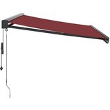 vidaXL Tenda na automatsko uvlačenje bordo 350x250 cm | shoptok.hr