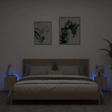 vidaXL Stenske TV omarice z LED 2 kosa sonoma hrast 30,5x35x30 cm | Shoptok.si