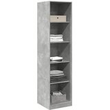  Ormar siva boja betona 50 x 50 x 200 cm od konstruiranog drva | shoptok.hr