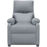  Masažna fotelja od tkanine svjetlosiva - Svjetlosiva 1 | shoptok.hr
