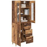 vidaXL Highboard Staro drvo 69,5 x 34 x 180 cm Konstruirano drvo | shoptok.hr