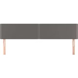  Posteljno vzglavje 2 kosa sivo 90x5x78/88 cm umetno usnje, (20933189) | Shoptok.si