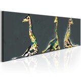  Slika - Colourful Giraffes 120x40 Cijene