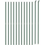  Ograda od žičane mreže s prirubnicom zelena 1,4 x 25 m | shoptok.hr