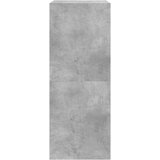 vidaXL omarica za čevlje z 2 predaloma betonsko siva 60x42x108 cm | Shoptok.si