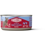 Carnilove Cat Kitten konzerva, pate - puran in losos - 100 g 100 g Cene
