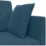  Podni kauč na razvlačenje Plava 213 x 70 x 77 cm Baršun | shoptok.hr