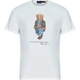 Polo Ralph Lauren Majice s kratkimi rokavi T-SHIRT POLO BEAR AJUSTE EN COTON Bela