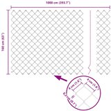  Zavareno žičano ograđivanje s bodljama 10 x 1,6 m Srebrna Mreža | shoptok.hr