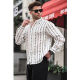 Madmext Smoky Patterned Long Sleeve Men's Shirt 6734 Cene