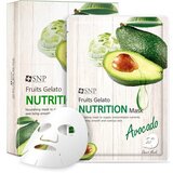 SNP maska sa ekstraktom avokada za suvu i grubu kožu fruits gelato nutrition mask 25ml Cene