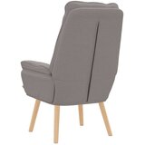  Fotelja Sivo-smeđa 69 x 74 x 93 cm Tkanina i šperploča | shoptok.hr